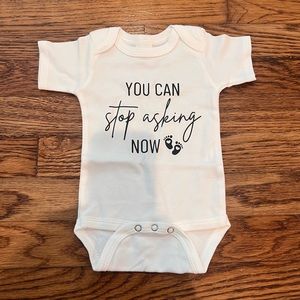 Newborn Announcement Onesie